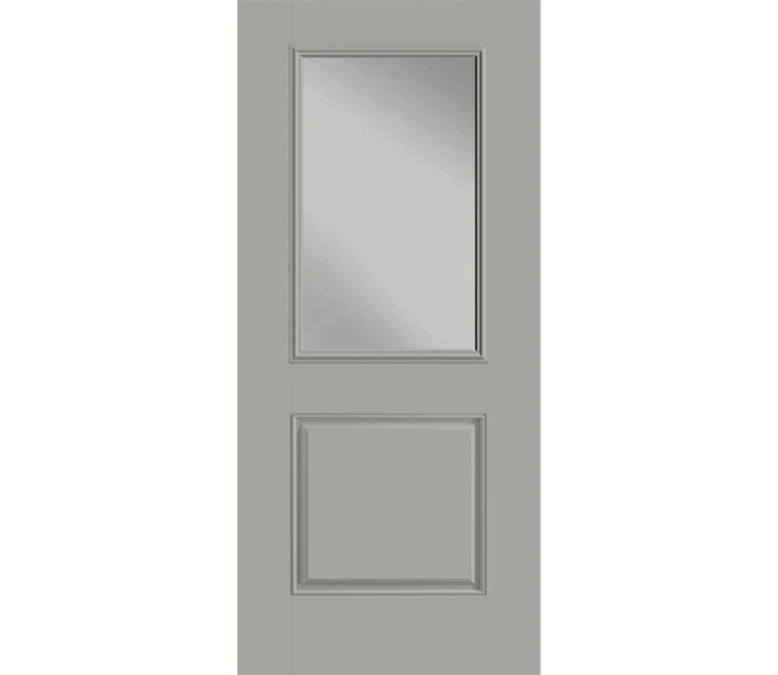 Long Island One Half Light 1 Panel Fiberglass Entry Door